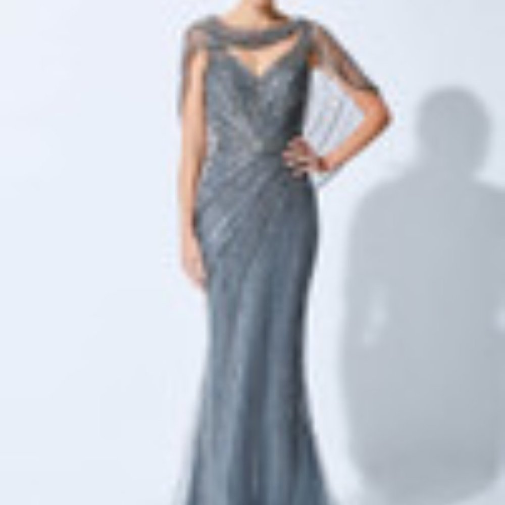 Ivonne D Exclusively for Mon Cheri 221D47 V-Neck with Wrap Dress